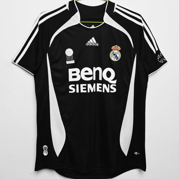 2006/07 RM Third Black Retro Soccer Jersey