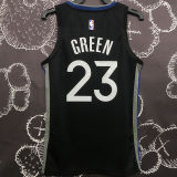 Warriors GREEN #23 Black Grey NBA Jerseys
