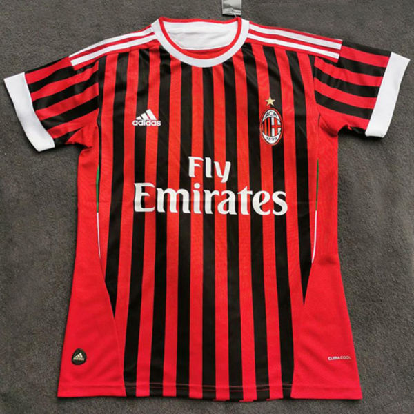 2011-2012 AC Milan Home Retro Soccer Jersey