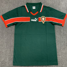 1998 Morocco Green Retro Soccer Jersey