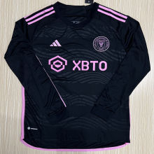 2023/24 Inter Miami Away Black Long Sleeve Jersey