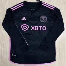 2023/24 Inter Miami Away Black Long Sleeve Jersey