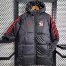 2023/24 Mexico Black Cotton Jacket 红三边
