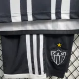 2023/24 AT Mineiro Home Black Kids Soccer Jersey
