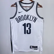 2023/24 Nets HARDEN #13 White NBA Jerseys