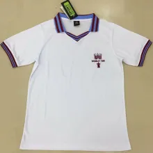 1980 West Ham White Retro Soccer Jersey