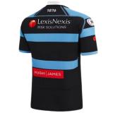 2023 Cardiff Away Blue Black Rugby Shirt 卡迪夫