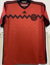 2014 Mexico Away Orange Retro Soccer Jersey