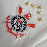 2011 Corinthians Home White Retro Soccer Jersey