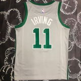 Celtics IRVING #11 Grey NBA Jerseys