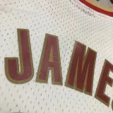 2003/04 Cleveland JAMES #23 Retro White NBA Jerseys热压
