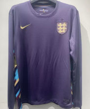 2024/25 England Away Long Sleeve Soccer Jersey