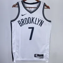 2023/24 Nets DURANT #7 White NBA Jerseys
