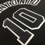 Spurs DEROZAN #10 Black NBA Jerseys