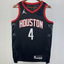 2023/24 Rockets GREEN #4 Black NBA Jerseys