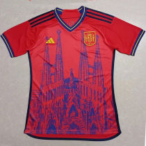 2023/24 Spain City Edition Red Fans Soccer Jersey