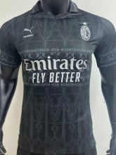 2023/24 AC Milan x PUMA x Pleasures 4Th Black Player Version Jersey