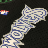 1997/98 Timberwolves GARNETT #21 Black Retro NBA Jerseys 热压