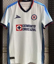 2023/24 Cruz Azul Away White Fans Soccer Jersey
