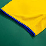 2002/03 Leeds United Third Yellow Retro Soccer Jersey