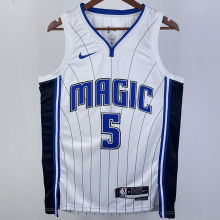 2023/24 Magic BANCHERO #5 White NBA Jerseys 热压