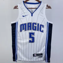 2023/24 Magic BANCHERO #5 White NBA Jerseys 热压