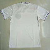 1982 England Home White Retro Soccer Jersey