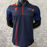 2023/24 Red Bull Racing No.1 Black F1 Team POLO T-Shirt (号码 1 有领 拉链)
