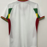 2002 Senegal Away White Retro Soccer Jersey