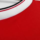 1983 M Utd Home Red Retro Long Sleeve Soccer Jersey