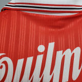 1996 River Plate Away Red Retro Soccer Jersey