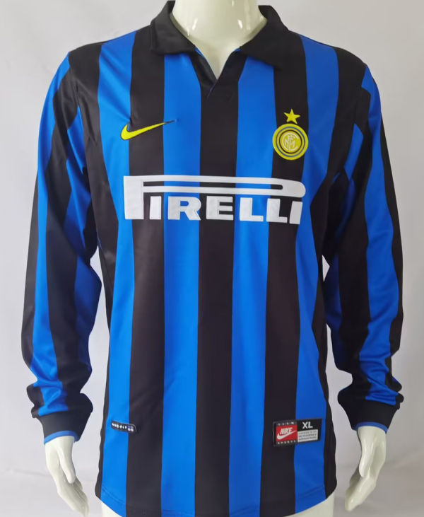 1998/99 In Milan Home Retro Long Sleeve Jersey