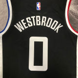 Clippers WESTBROOK #0 Black NBA Jerseys