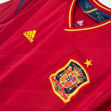 2012 Spain Home Red Retro Soccer Jersey