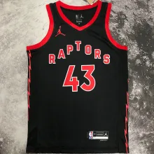 2023 Toronto Raptors SIAKAM #43 Black NBA Jerseys
