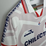 1996 Universidad de Chile Away White Retro Soccer Jersey