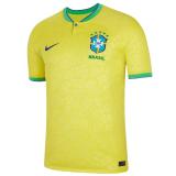 2022/23 Brazil Home 1:1 Quality Yellow Fans Soccer Jersey