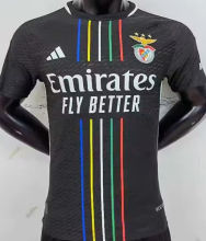 2023/24 Benfica Away Black Player Version Soccer Jersey