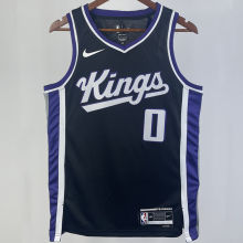 2023/24 Kings MONK #0 Black NBA Jerseys 热压