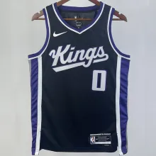 2023/24 Kings MONK #0 Black NBA Jerseys 热压