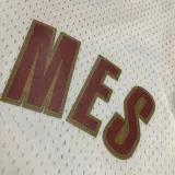 2003/04 Cleveland JAMES #23 Retro White NBA Jerseys热压