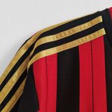 2013/14 AC Milan Home Retro Long Sleeve Soccer Jersey