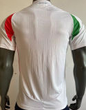 2024 Italy Away Whte Player Version Soccer Jersey