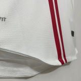 2012 Portugal Away White Long Sleeve Retro Soccer Jersey