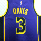 Lakers DAVIS #3 Blue NBA Jerseys