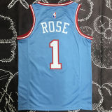 Bulls ROSE #1 Blue NBA Jerseys
