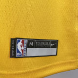 Lakers BRYANT #24 Yellow Kids NBA Jersey 热压