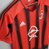 2004/2005 AC Milan Home Retro Soccer Jersey (All Patch 全臂章)