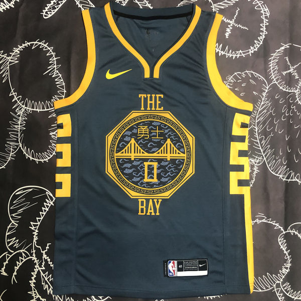 Warriors PAYTON II #0 Black NBA Jerseys