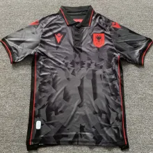 2023/24 Albania Third Black Fans Soccer Jersey 阿尔巴尼亚
